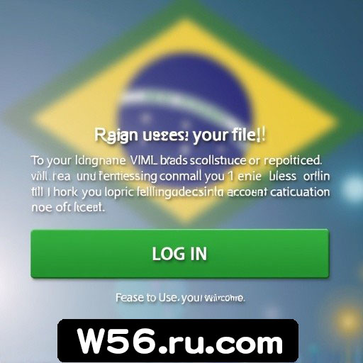 Cadastro rápido na w56 em poucos cliques
